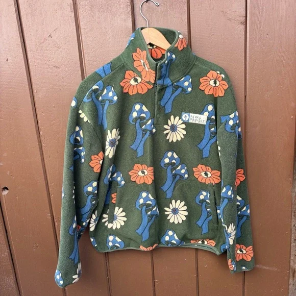 Parks Project Mushroom Fleece Pullover Small - Picture 1 of 9